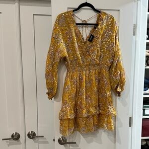 The Kooples Gold and Yellow Dress